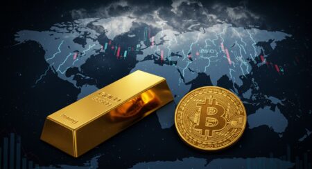 InfoCryptofr   Or vs Bitcoin  Duel sous Tensions Géopolitiques