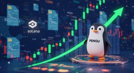InfoCryptofr   PENGU Memecoin  Vers un Rallye Explosif x100 