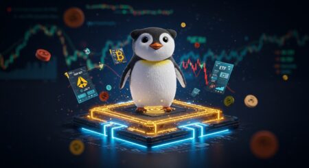 InfoCryptofr   PENGU  Une Hausse Imminente en Vue 
