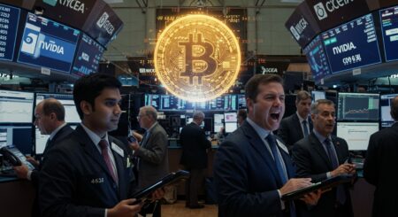 InfoCryptofr   Retail Traders Vendent Nvidia  Bitcoin en Vue 