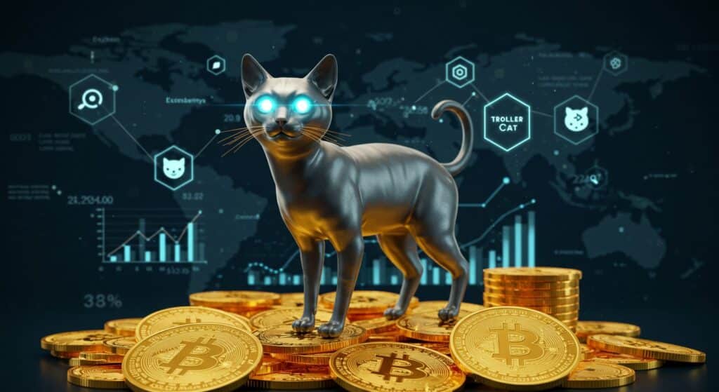 InfoCryptofr   Troller Cat  La Nouvelle Star des Meme Coins en 2025