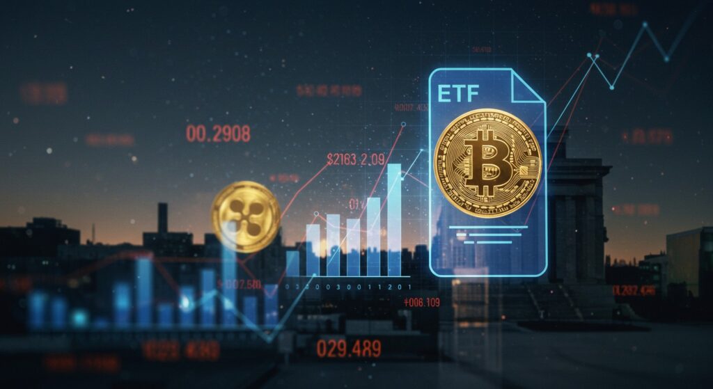 InfoCryptofr   XRP Surpasse Bitcoin  ETF et Fed en Vue