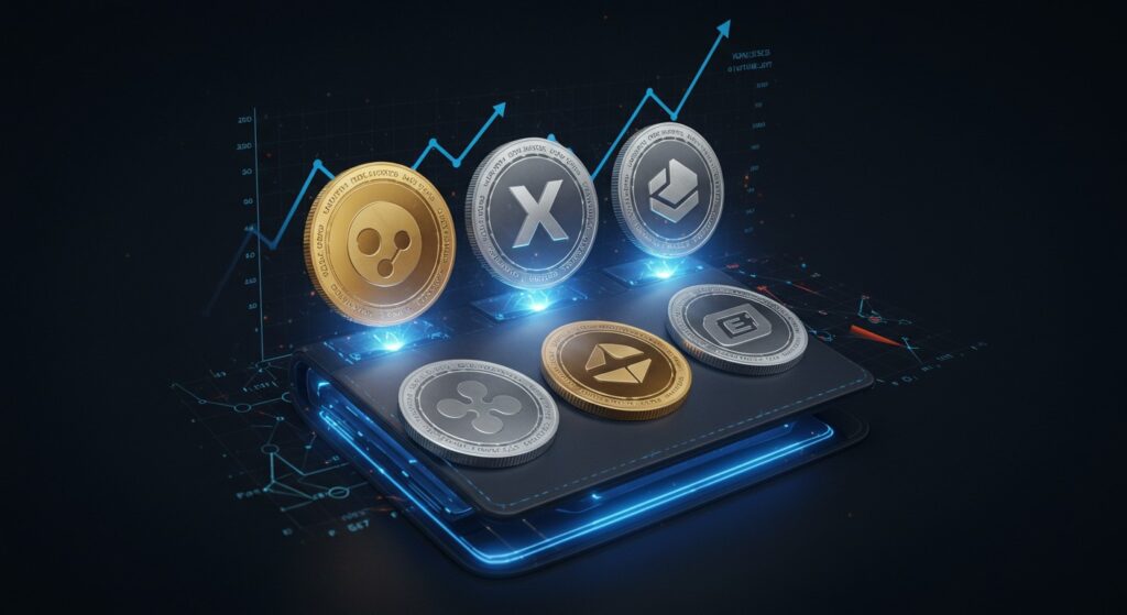InfoCryptofr   4 Cryptos Sous 5 $ à Fort Potentiel en 2025