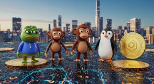 InfoCryptofr   4 Memecoins Prometteurs Avant le Grand Boom