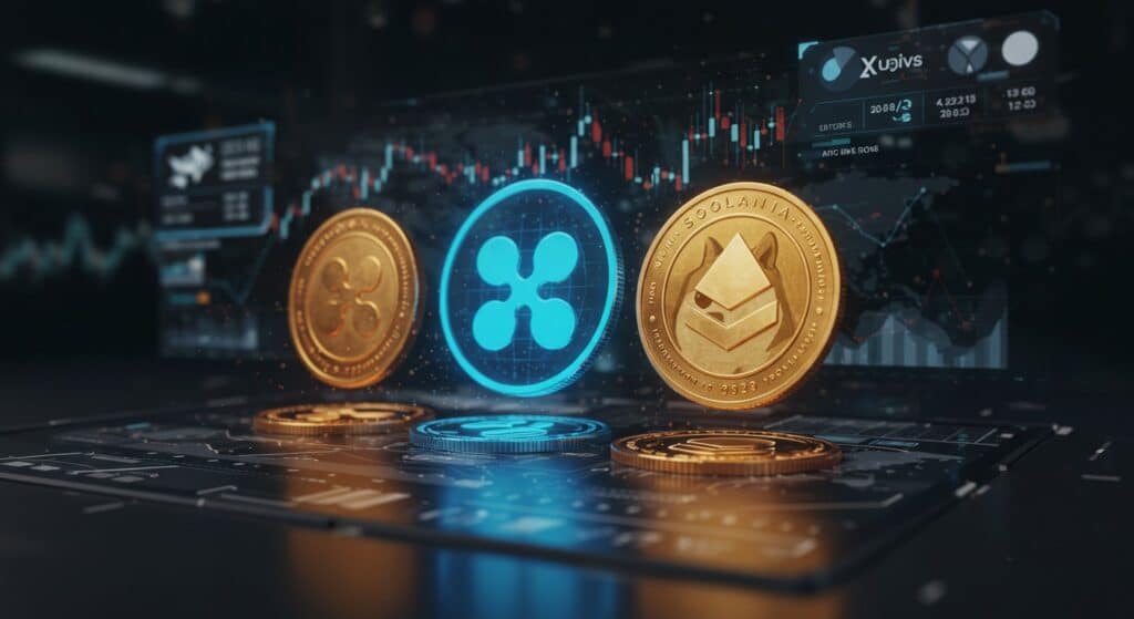 InfoCryptofr   Altcoins 2025  Ripple Solana et Dogecoin en Tête