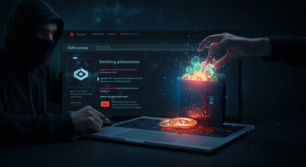 InfoCryptofr   Arnaques DeFi  Comment Éviter les Pièges des Faux Sites
