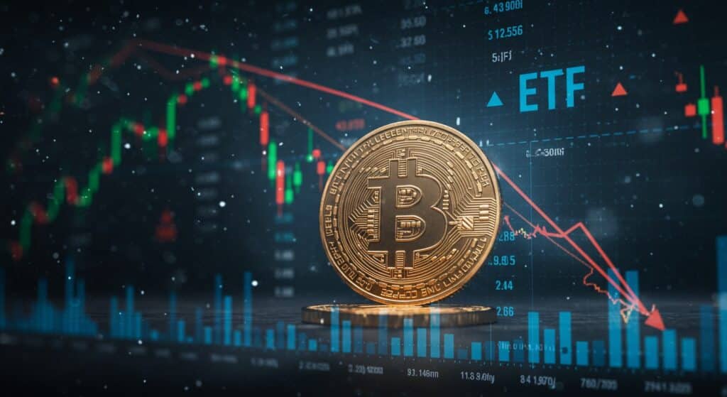 InfoCryptofr   Bitcoin ETF  Fin de lEuphorie Krach en Vue 