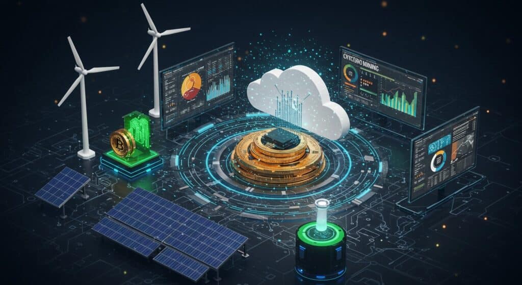 InfoCryptofr   Cloud Mining  Gagnez en Crypto Sans Effort