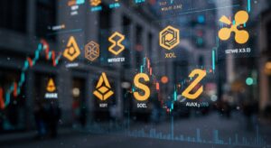 InfoCryptofr   ETF Altcoins  XRP SOL AVAX Débarquent à Wall Street