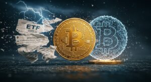 InfoCryptofr   ETF Bitcoin  Protection Illusoire en Crise 