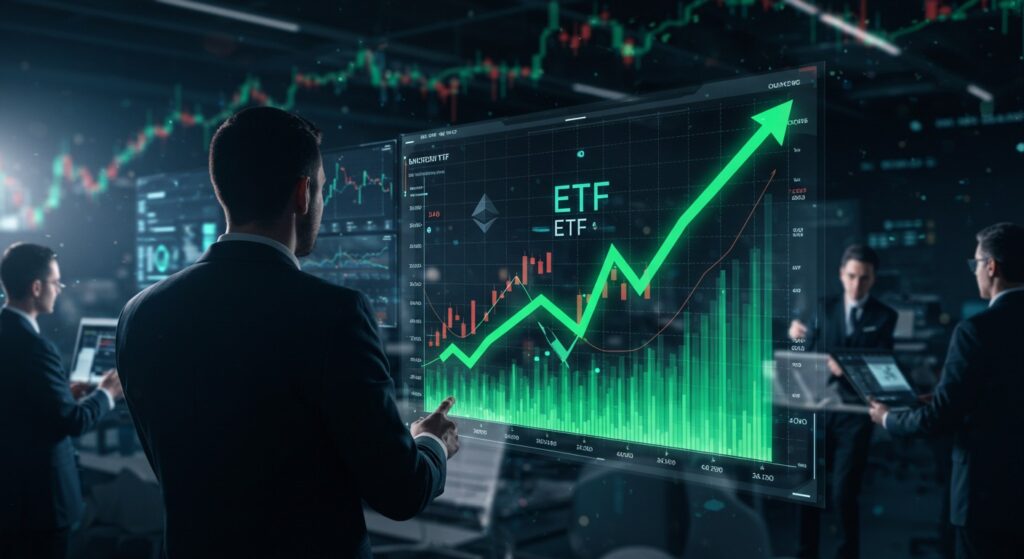 InfoCryptofr   ETF Ethereum  534M$ dEntrées un Tournant Majeur