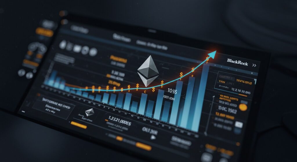InfoCryptofr   ETF Ethereum  BlackRock Atteint 10 Milliards