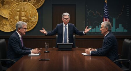 InfoCryptofr   Fed  Rébellion Contre Powell sur les Taux