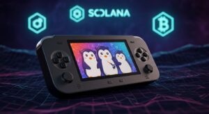 InfoCryptofr   Gameboy Pudgy Penguins  Révolution sur Solana