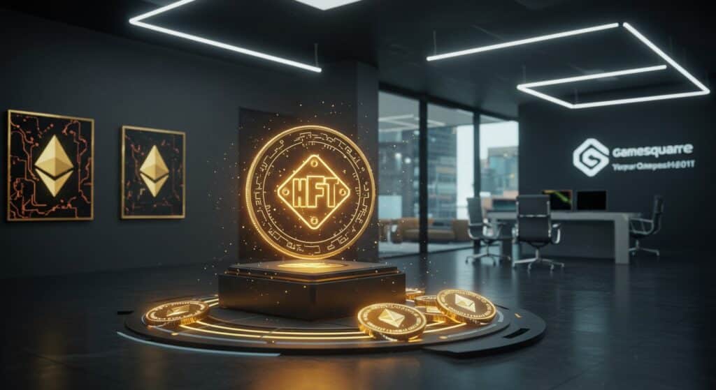 InfoCryptofr   GameSquare Parie Gros Sur NFT Et Ethereum