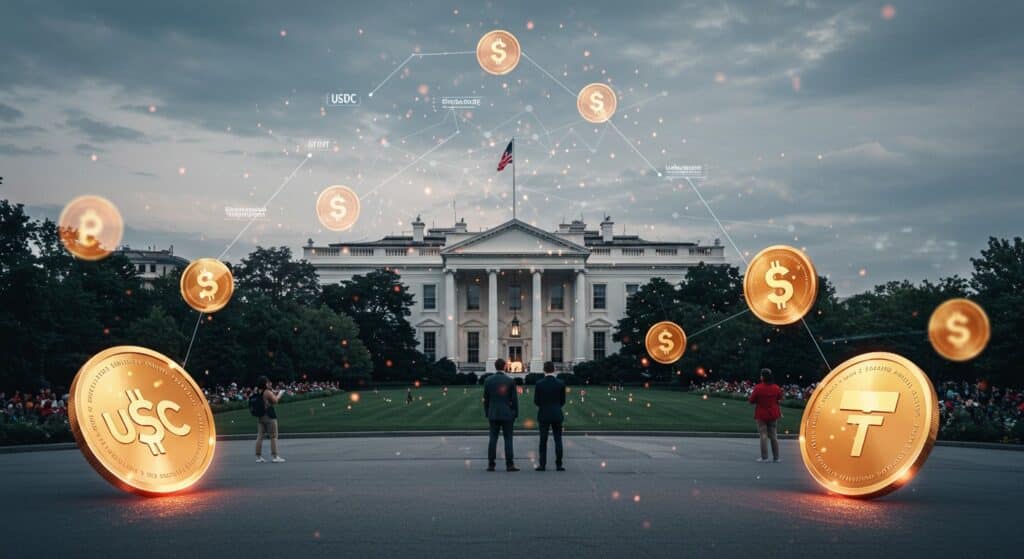 InfoCryptofr   GENIUS Act  La Révolution Crypto Signée à Washington