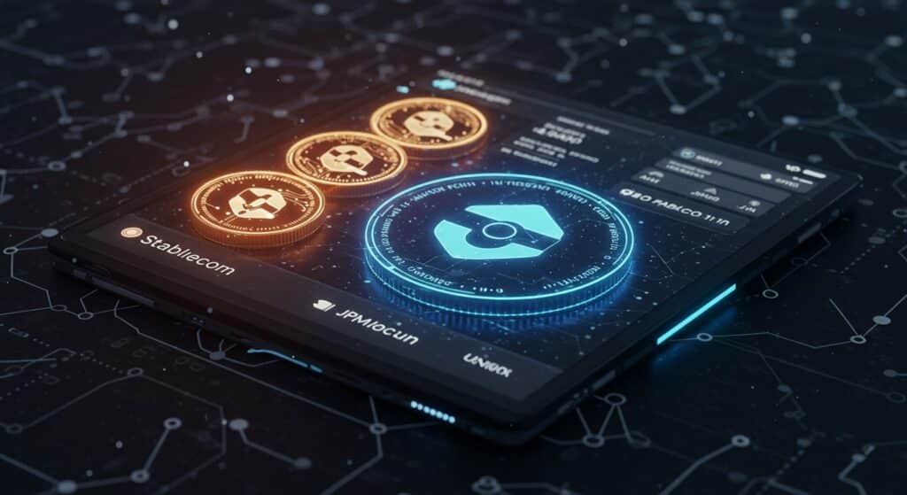 JPMorgan et Stablecoins : Une Révolution en Vue ? - InfoCrypto.fr InfoCryptofr JPMorgan et Stablecoins Une Révolution en Vue