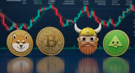 InfoCryptofr   Meme Coins 2025  Floki Brille Shiba Inu Stagne