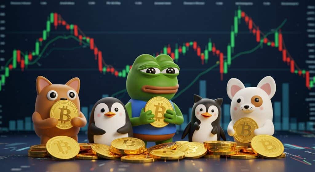 InfoCryptofr   Memecoins en Hausse  Pepe Pudgy FLOKI Explosent