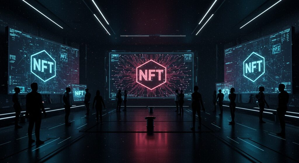 InfoCryptofr   NFTs  Hausse Explosive Participation en Chute
