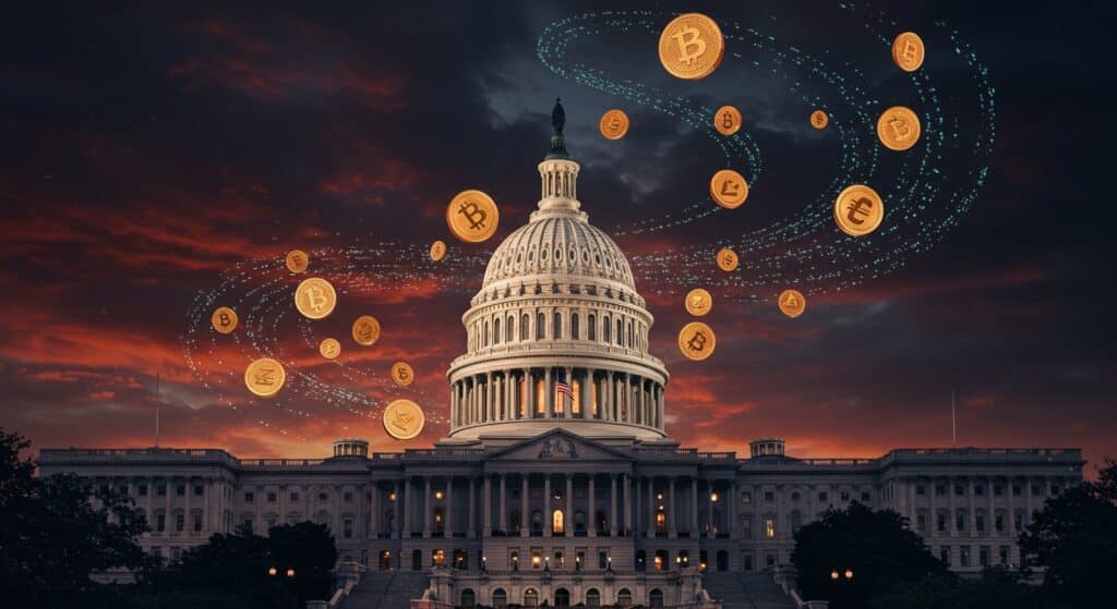 InfoCryptofr   Re vote Crypto  La Chambre Américaine en Action