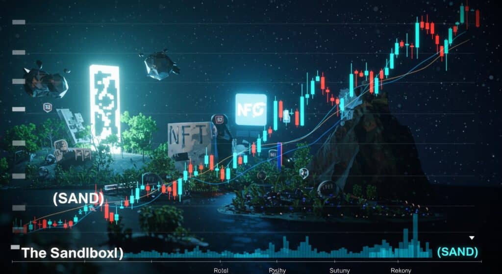 InfoCryptofr   Sandbox  Double Bottom Prêt pour le Rebond à 042 $ 