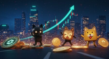 InfoCryptofr   Solana en Feu  86 de Hausse ETF et Meme Coins
