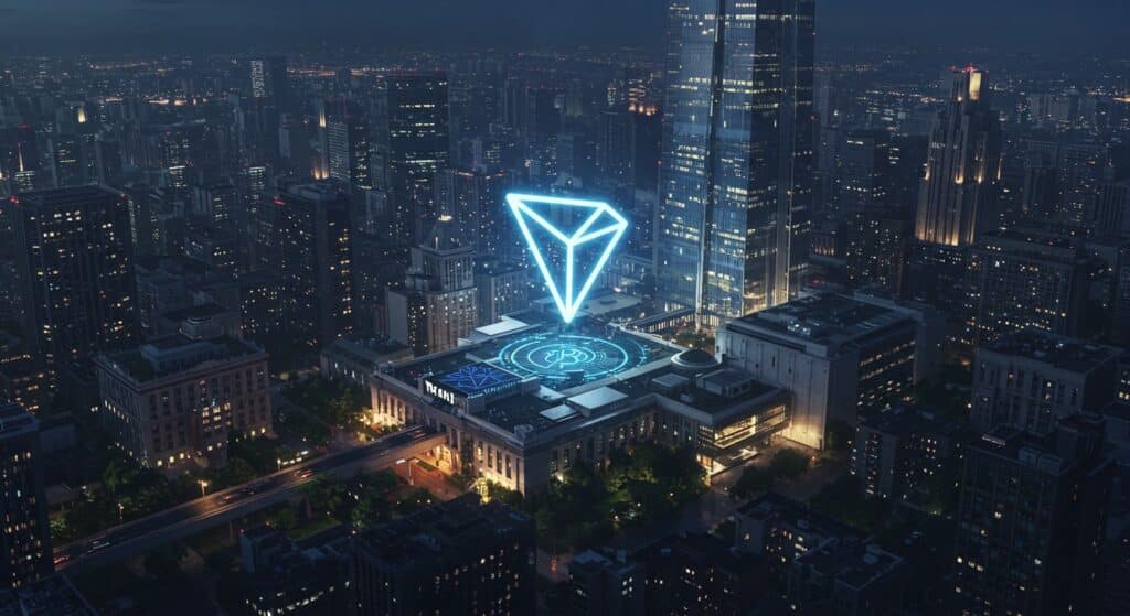 InfoCryptofr   TRON au Nasdaq 100 dici 2028  Réaliste 