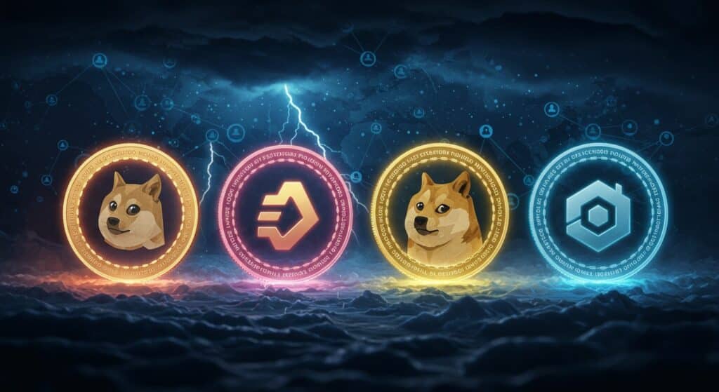 InfoCryptofr   4 Cryptos x1000  Éviter la Crise et SEnrichir