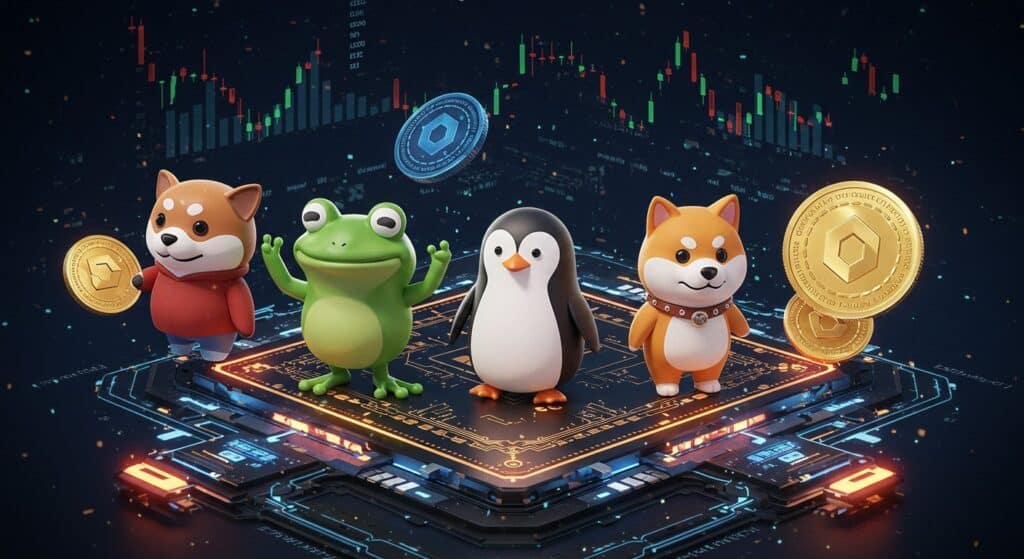 InfoCryptofr   4 Meilleurs Memecoins À Suivre En Août 2025