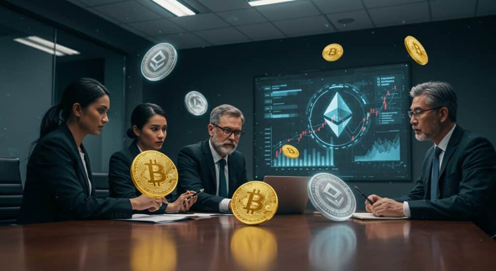 InfoCryptofr   5 Entreprises Cotées Boostent Leurs Réserves Crypto