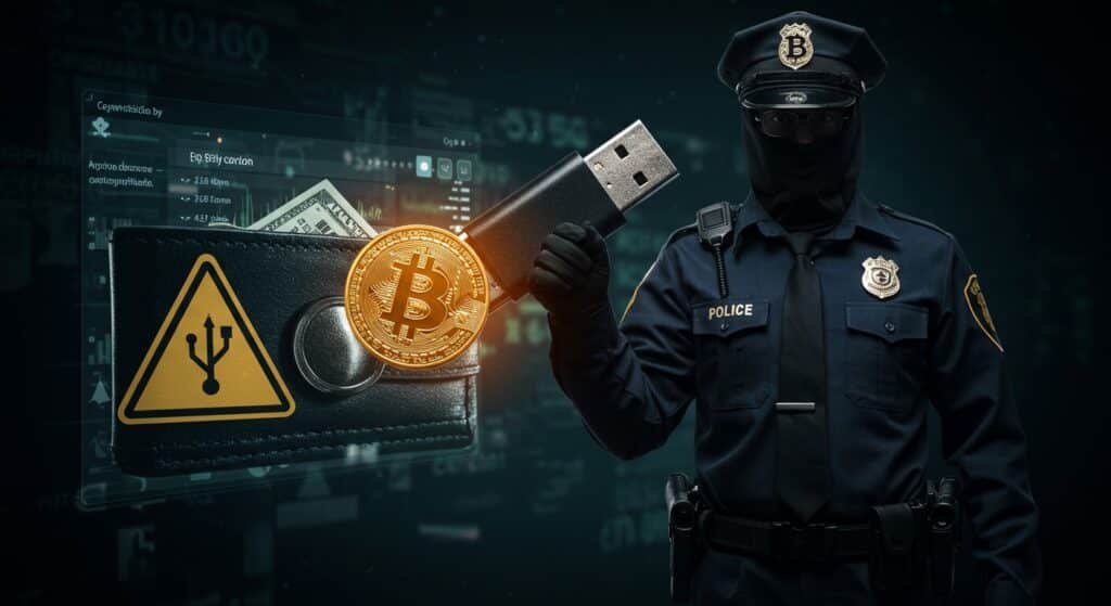 InfoCryptofr   Arnaque Crypto  Un Faux Policier Vole 28M$