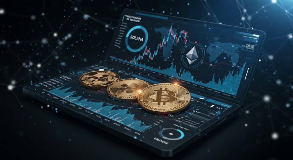 InfoCryptofr   Bitcoin XRP ETH SOL  Analyse et Régulation 2025