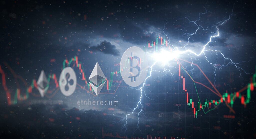 InfoCryptofr   Chute des Cryptos  Bitcoin ETH XRP en Baisse