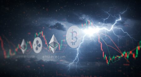 InfoCryptofr   Chute des Cryptos  Bitcoin ETH XRP en Baisse
