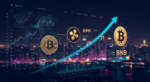 InfoCryptofr   Cryptos en Hausse  Bitcoin XRP BNB sous les Projecteurs