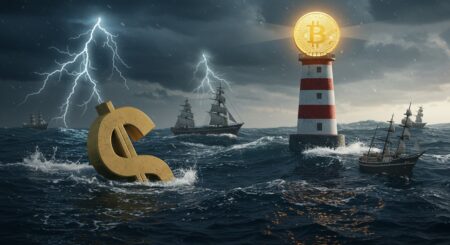 InfoCryptofr   Dette US et Bitcoin  Une Hausse Explosive 