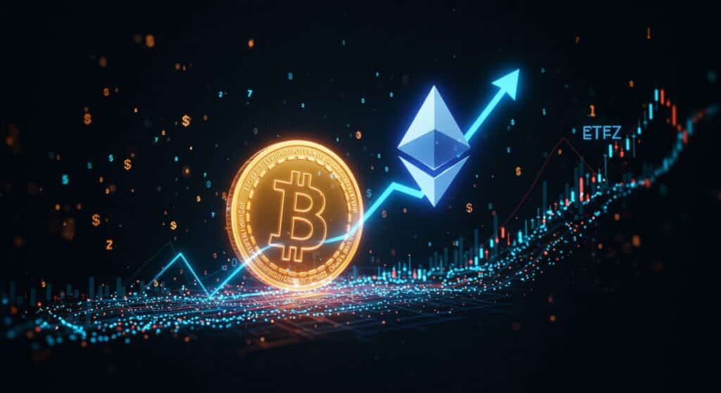 InfoCryptofr   Ethereum Détrône Bitcoin  Les ETF en Plein Essor
