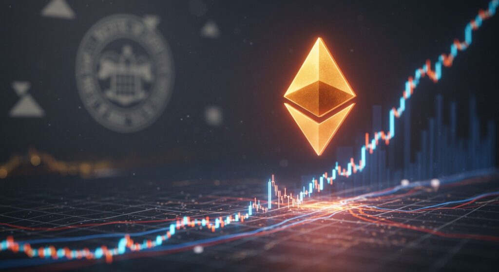 InfoCryptofr   Ethereum Frôle Son Record Après Powell