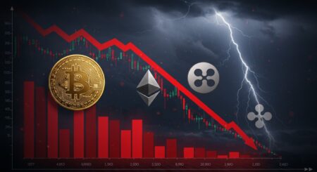 InfoCryptofr   Flash Crash Crypto  Bitcoin ETH XRP en Chute Libre