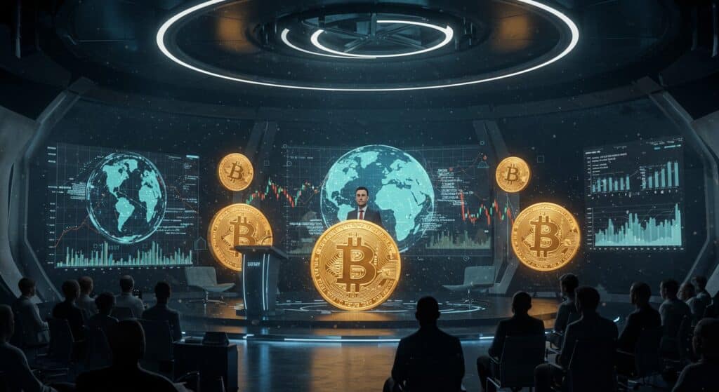 InfoCryptofr   Larry Fink et Bitcoin  Un Tournant au WEF