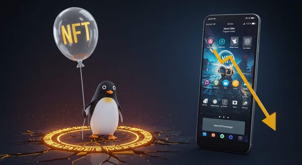 InfoCryptofr   PENGU en Crise  Pourquoi le Marché NFT Plombe le Token