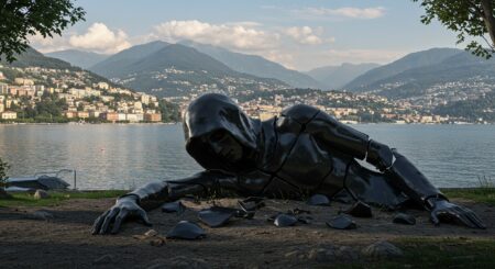 InfoCryptofr   Satoshi Nakamoto  Une Statue Vandalisée Que Sest il Passé 
