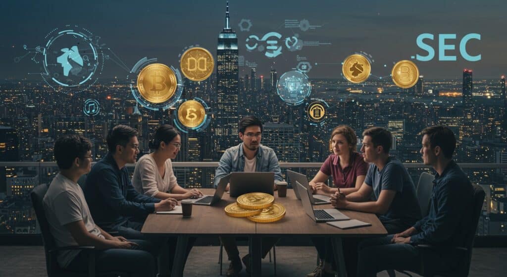 InfoCryptofr   SEC et Crypto  Dialogue ou Mirage Réglementaire 