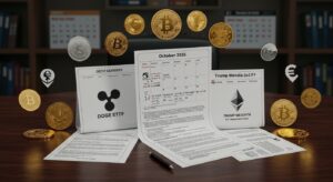 InfoCryptofr   SEC Retarde ETF Crypto  XRP DOGE LTC en Attente