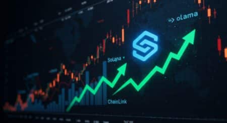 InfoCryptofr   Solana et Chainlink  Hausse Explosive de 10