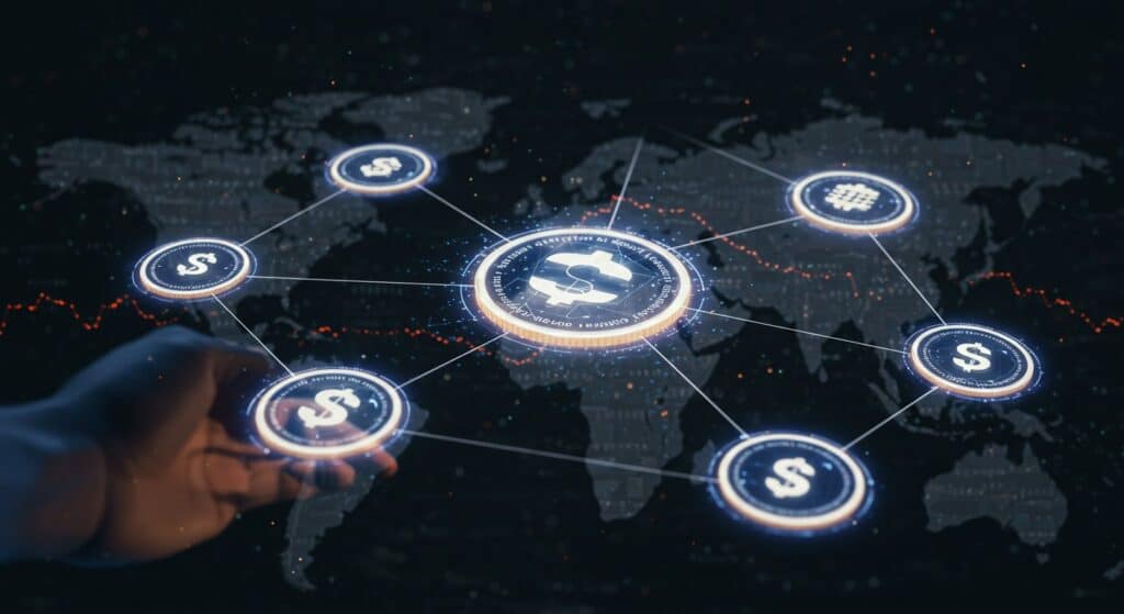 InfoCryptofr   Stablecoins  Explosion à 10 000 Milliards en 2028 