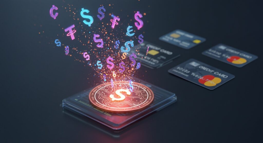 InfoCryptofr   Stablecoins  Menace Réelle pour Visa et Mastercard 