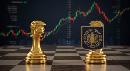 InfoCryptofr   Trump et la Fed  Une Lutte pour le Contrôle Économique