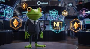 InfoCryptofr   Wall Street Pepe  La Fièvre des NFT et WEPE Explose